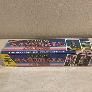 Topps' Baseball Cards, The Official 1989 Complete Set, 792 Picture Cards